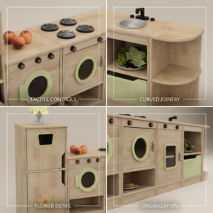 Kitchen Furniture Set - 6 Piece
